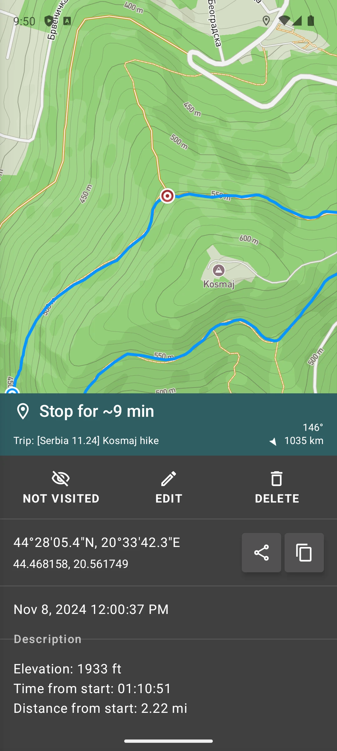 Geo Tracker - GPS tracker screenshot